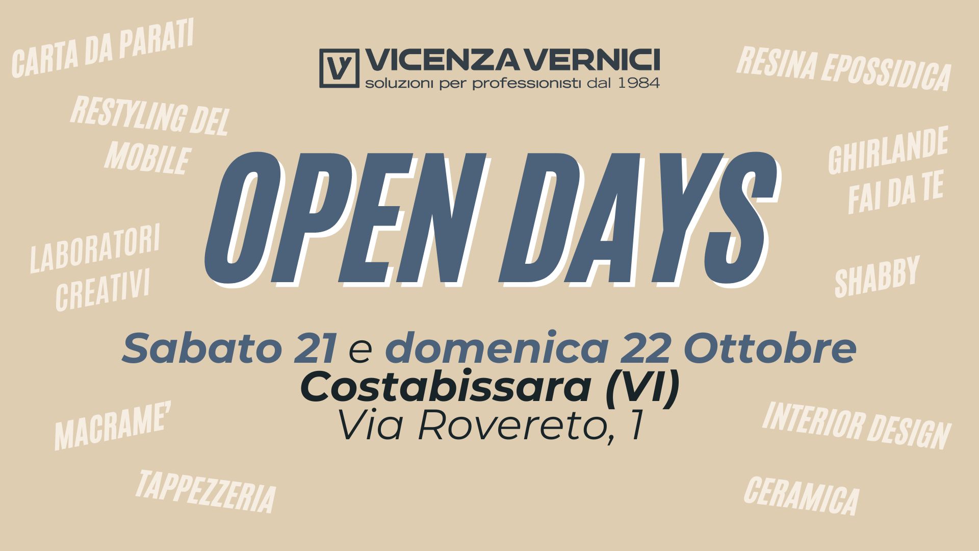 OPEN DAYS - Vicenza Vernici